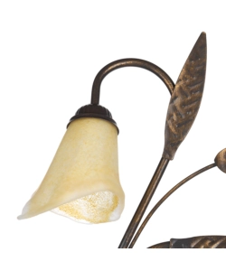 APPLIQUE 2 LUCE ONLI "ALGA" BRONZO E14